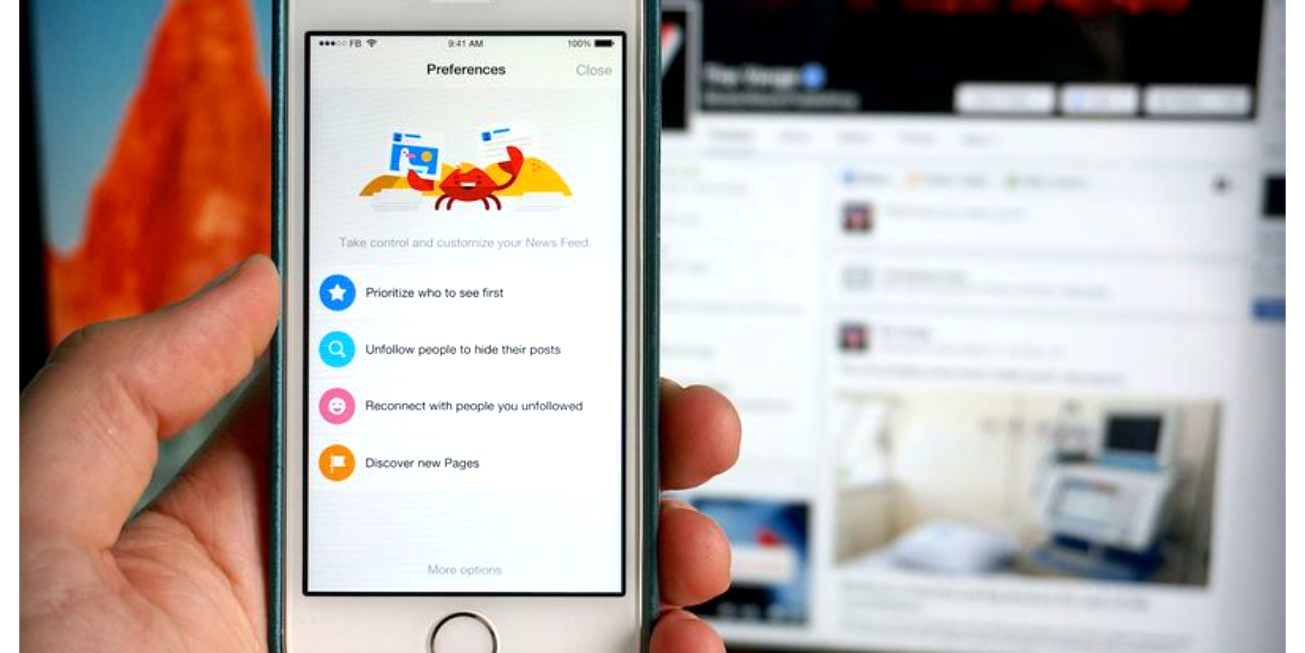Facebook finally letting you control your newsfeed, coming first to iOS app today