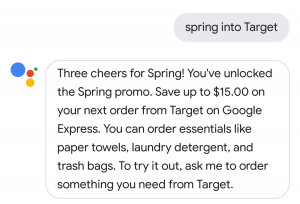 Get $15 in Target credit via Google Express just by saying three words to Assistant